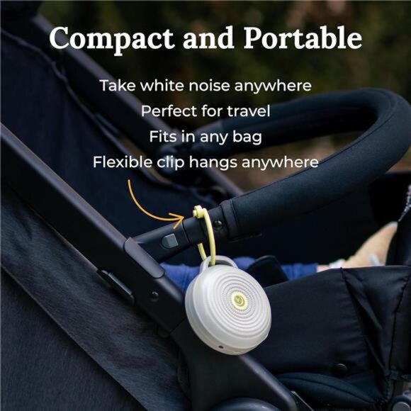 Portable White Noise Sound Machine for Baby, 3 Soothing Natural - Picture 5 of 7